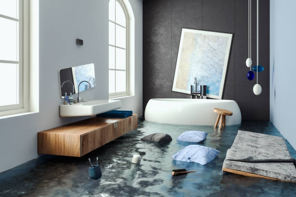 Water damage restoration process in Fort Calhoun, NE